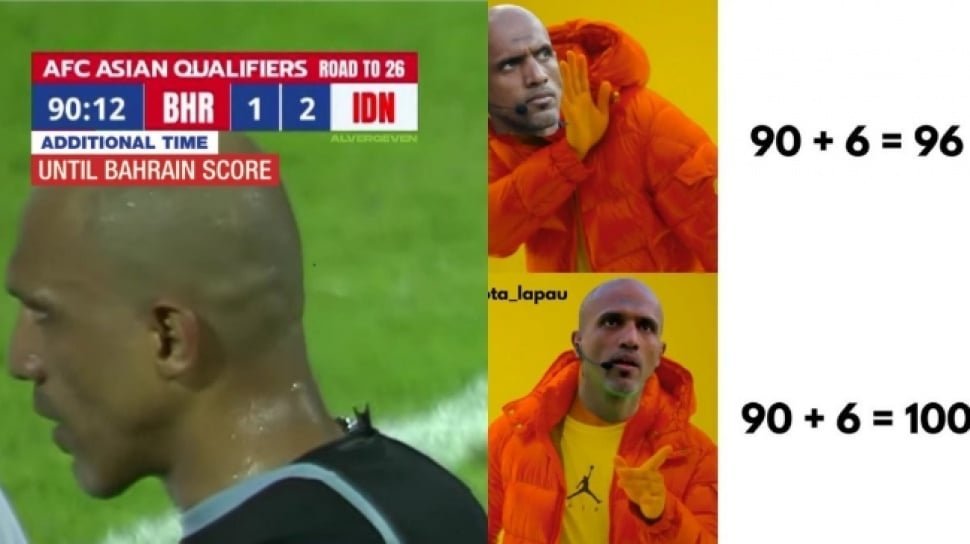 Keputusan Kontroversial Wasit Ahmed Al Kaf Bikin Netizen Geram, Meme “90+6=99” Banjiri Media Sosial