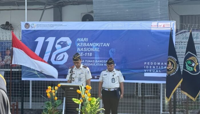 Rutan Kelas I Palembang Laksanakan Upacara Peringatan Hari Kebangkitan Nasional Ke-118