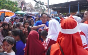 Semarak HUT ke-25 Partai Demokrat, Cik Ujang Sambangi Tiga Lokasi Lomba di Palembang