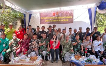 Tim Pemyuluhan Karhutla Mabes TNI Sosialisasikan Pencegahan Karhutla kepada Warga Plaju